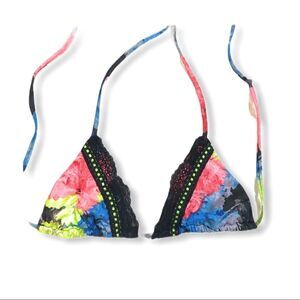 Beach Bunny Triangle‎ Floral Bikini Top